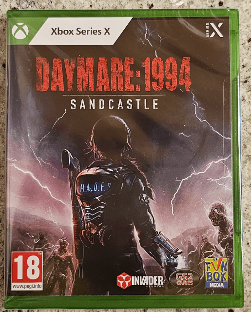 Daymare: 1994 Sandcastle box art for Xbox Series X